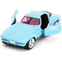 Jada 1/32 Pink Slips 1966 Chevy Corvette Diecast Car