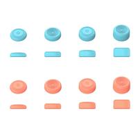 Controller Stick Cap Set - Red/Blue