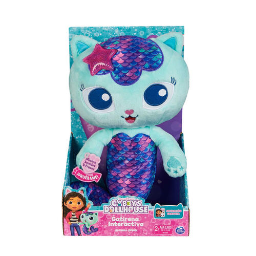 Gabby's Dollhouse Mercat Feature Soft Toy 