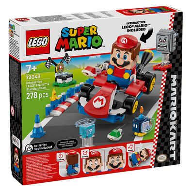 LEGO Super Mario Mario Kart – Interactive LEGO Mario & Standard Kart 72043
