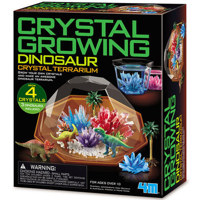 4M Dinosaur Crystal Terrarium