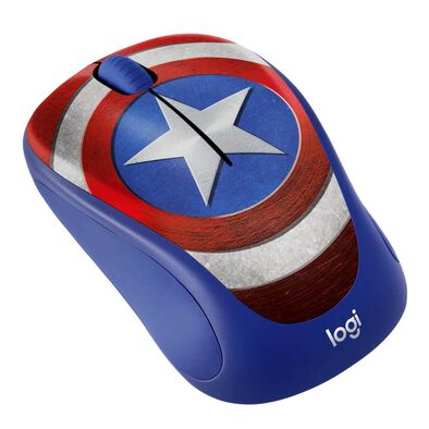 Logitech M238 Marvel Collection Captain America Wireless Mouse