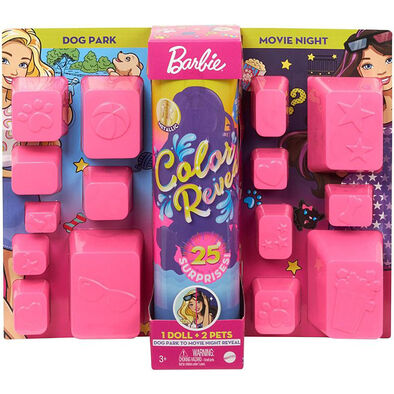 Barbie Day-To-Night Color Reveal Dog Park-To-Movie Night Transformation
