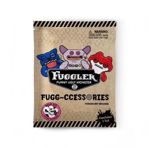 Fuggler Fugg-ccessories Bead Kit - Black Base With White Letter