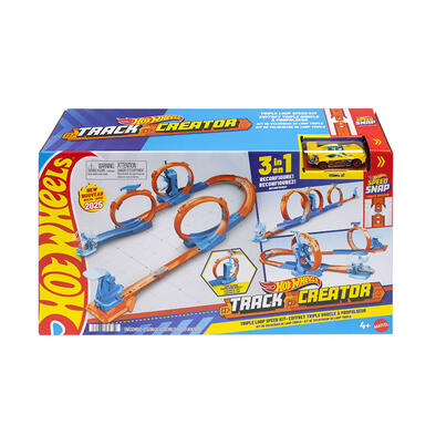 Hot Wheels Track Creator Triple Loop Speed Kit