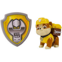 Paw Patrol Rubble Action Pack Pup & Badge