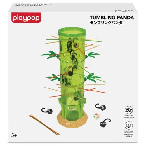 playpop Tumblin Pandas & Monkey Flip Family Game playset