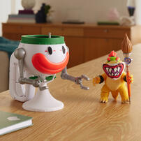 The Super Mario Galaxy Movie - 5&rdquo; Bowser Jr. with Clown Car, Paintbrush and Water-Reveal Stickers 