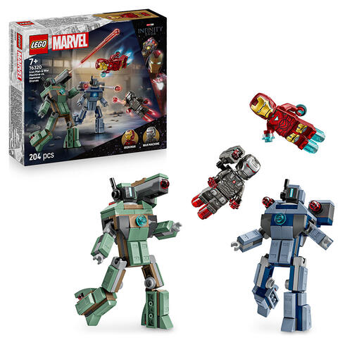 LEGO Marvel Iron Man & War Machine vs. Hammer Drones 76320
