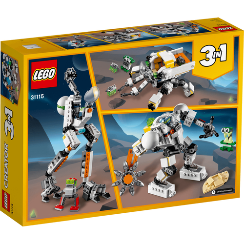Lego Creator Space Mining Mech 31115 Toys R Us Singapore Official Website