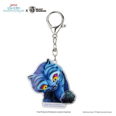 KPop Demon Hunters Acrylic Keychain - Derpy With Plant