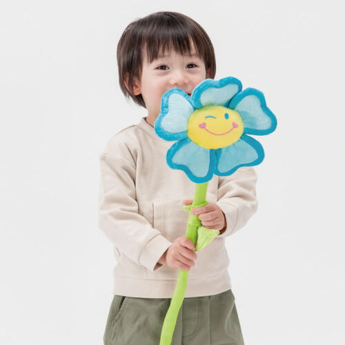 Friends For Life Blue Twist & Bloom Flower Soft Toy
