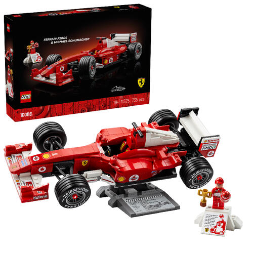 LEGO Icons Ferrari F2004 & Michael Schumacher 11375
