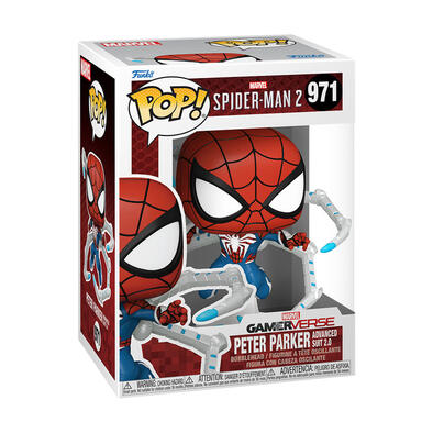 Funko Pop! Marvel: Spider-Man 2 #971 Peter Parker Advanced Suit 2.0