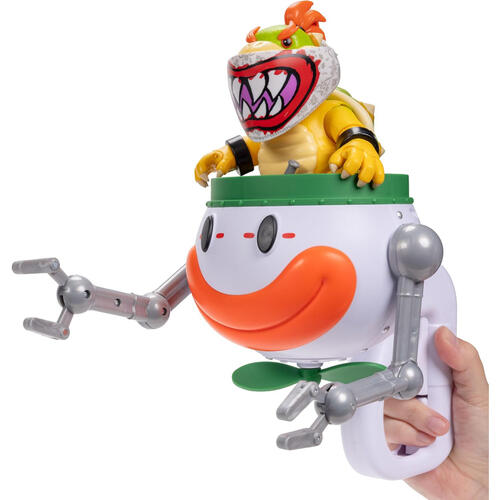 The Super Mario Galaxy Movie - 5&rdquo; Bowser Jr. with Clown Car, Paintbrush and Water-Reveal Stickers 