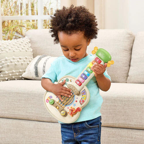 Leapfrog Strum & Count Wooden Guitar