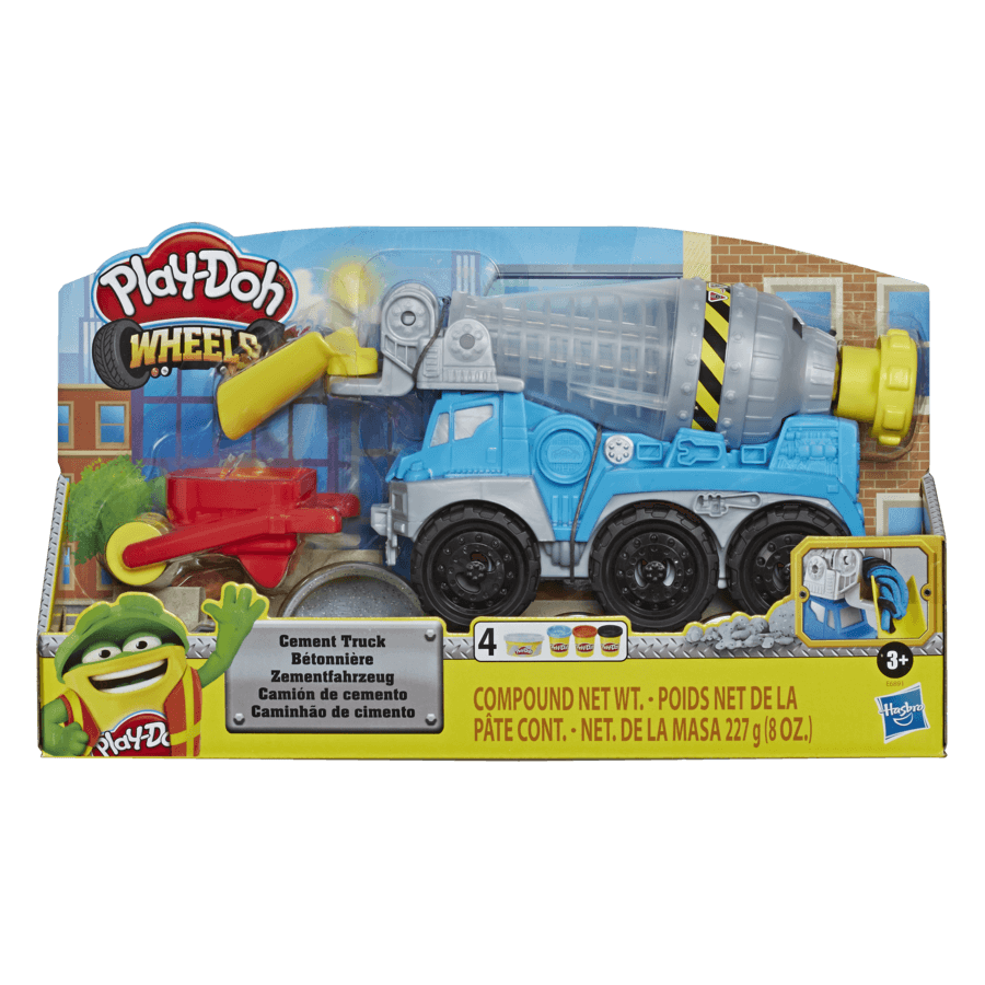 Play-Doh Wheels Cement Truck Toy with 4 