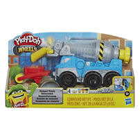 Play-Doh Wheels Cement Truck Toy with 4 Non-Toxic Play-Doh Colors