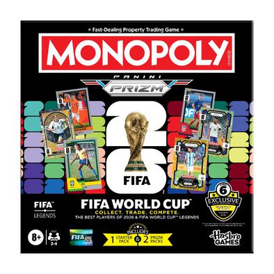 (Pre-order) Monopoly Panini Prizm: FIFA World Cup Edition Board Game (Estimated Early May 2026)