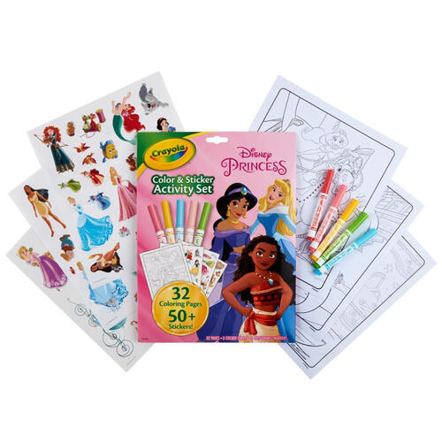 Crayola Color & Sticker Book Princess