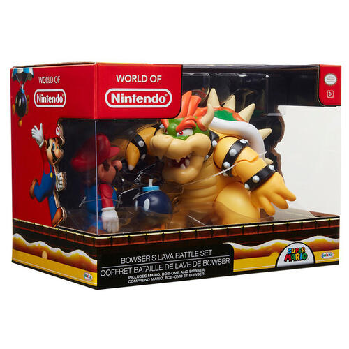 Super Mario Toy Figurine - Super Mario - Mario vs. Bowser