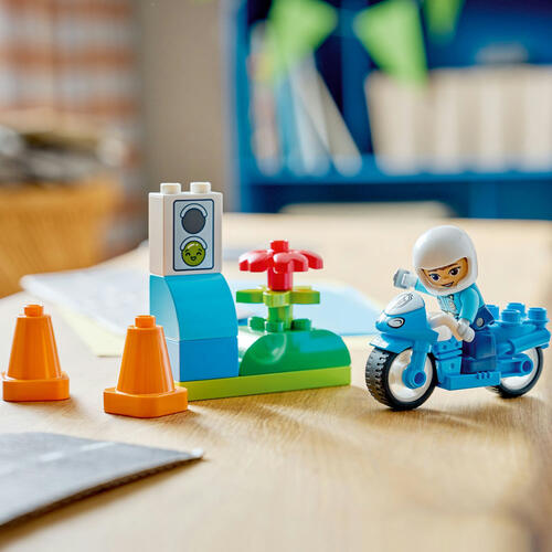 LEGO DUPLO Town Blue Police Motorcycle