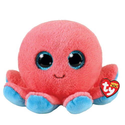 Ty BB 6in Reg - SHELDON - Coral Octopus