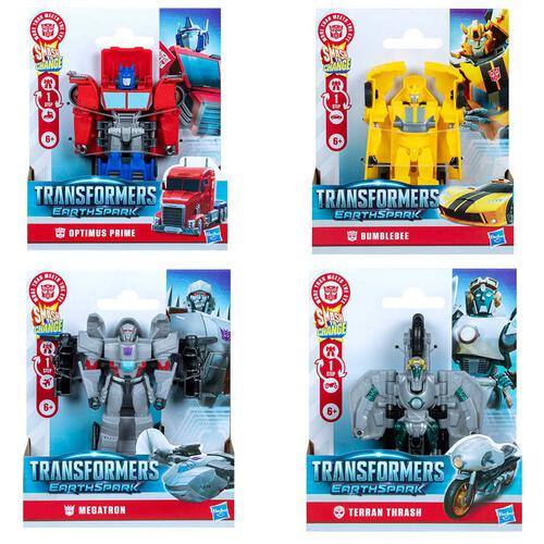 Transformers EarthSpark 1-Step Smash Changers -  Assorted