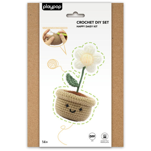 playpop Crochet DIY Set Sunflower