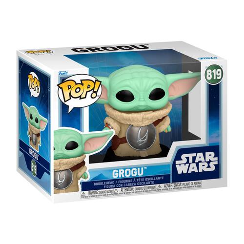 Funko POP! Star Wars: Mandalorian & Grogu - Grogu with Mudhorn Chest Armor #819