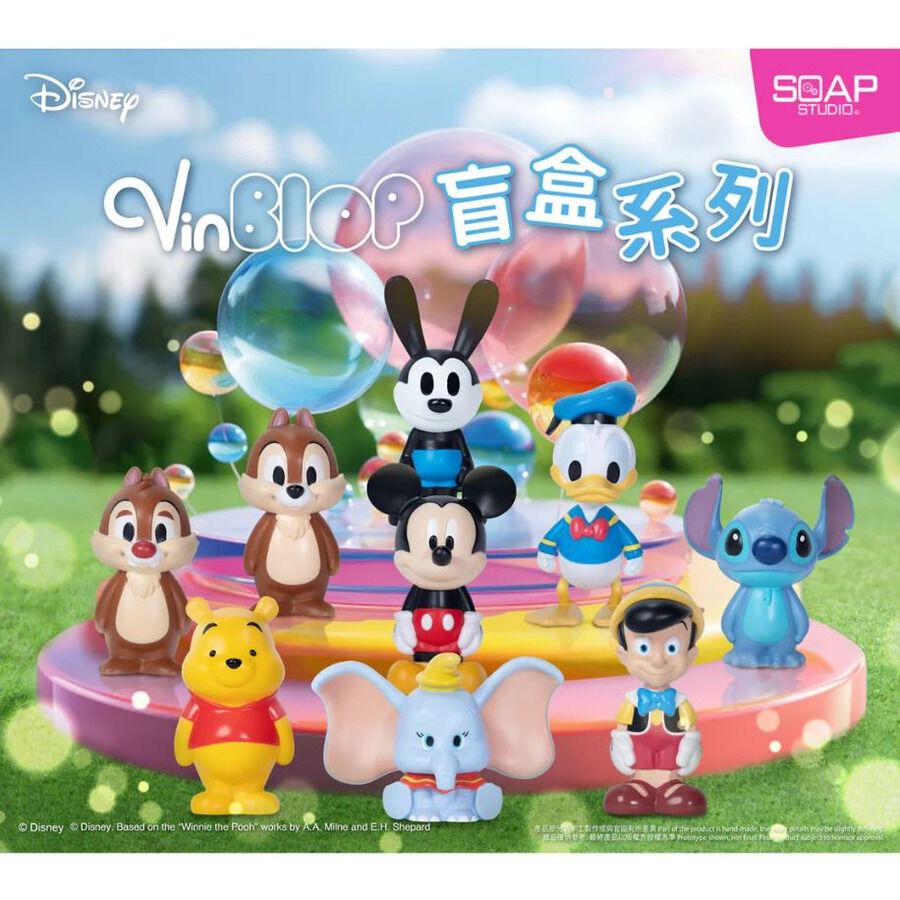 Soap Studio Disney Vin-Blop Classic Character Figure Blind Box