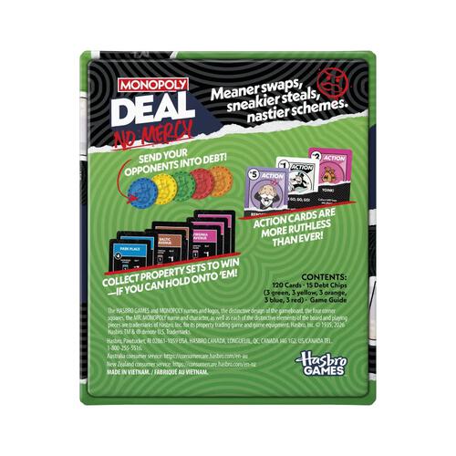 Monopoly Deal No Mercy Game