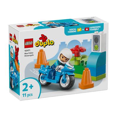 (Pre-Order) LEGO DUPLO Town Blue Police Motorcycle (Estimated Early Jan 2026)