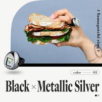 (Pre-order) Tamagotchi Ring Metallic Silver & Black (Expected April 2027)