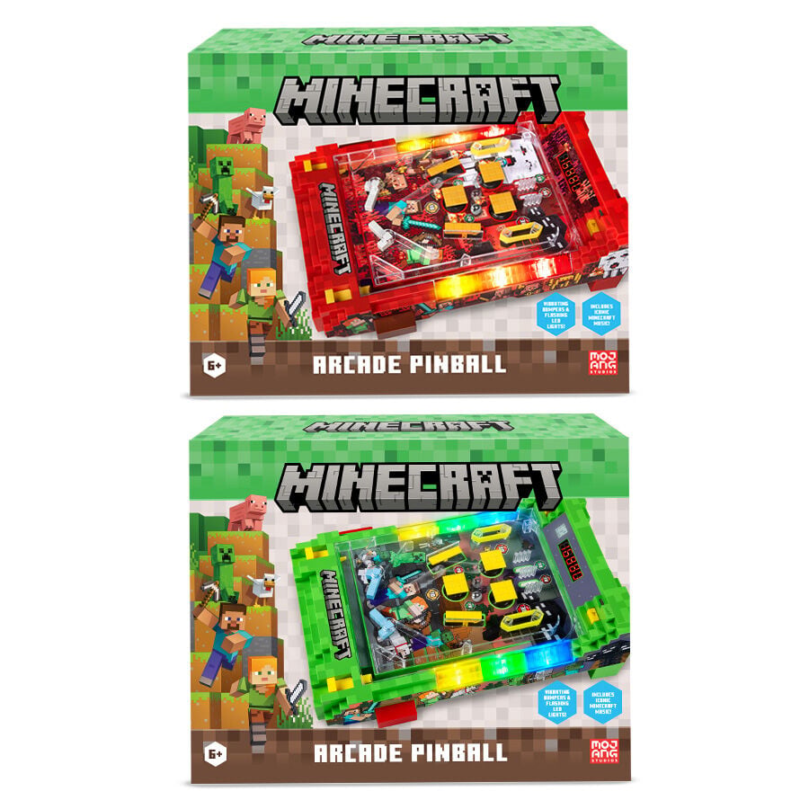 Minecraft Arcade Pinball - Assorted (1 Pc) | Toys”R”Us – Singapore
