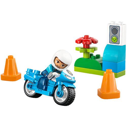 (Pre-Order) LEGO DUPLO Town Blue Police Motorcycle (Estimated Early Jan 2026)