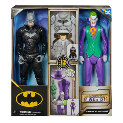 DC Comics, Batman Adventures Batman vs The Joker 12-Inch Action Figure 2-Pack