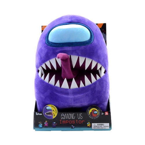 Among Us 10 Inch Purple Imposter With Bendable Tongue
