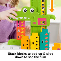 Fisher-Price Adding Alligator Educational Toy With 10 Stacking Blocks