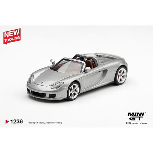 (Pre-Order) Mini Gt Porsche Carrera Gt Gt Silver (Expected February 2027)