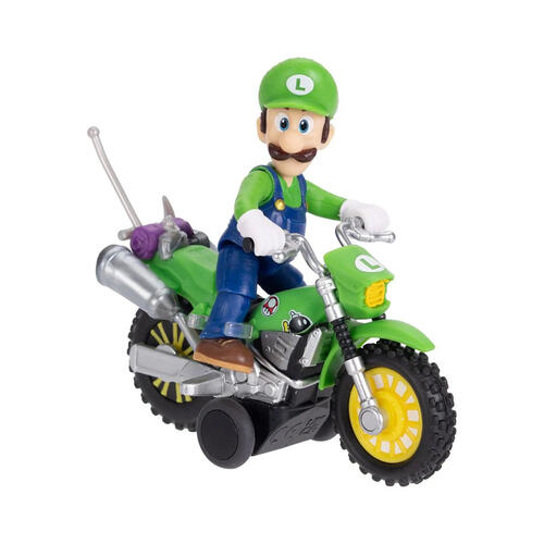 The Super Mario Galaxy Movie 2.5&rdquo; Figure With Pull Back Motorcycle - Assorted (1 Pc)