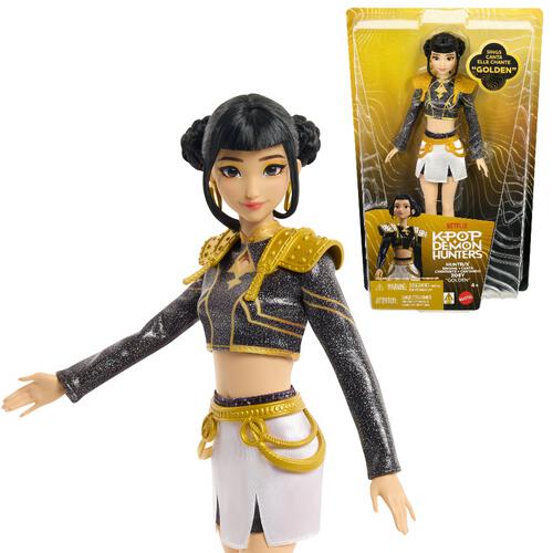 Kpop Demon Hunters Huntr/X Zoey &ldquo;Golden&rdquo; Singing Doll In Removable Outfit & 5 Posable Joints