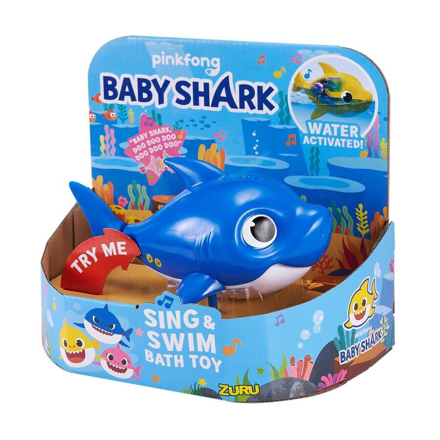 baby shark swimming bath toy