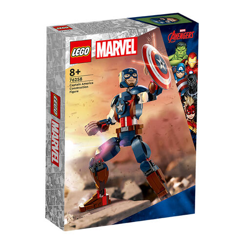 LEGO Marvel Super Heroes Captain America Construction Figure 76258