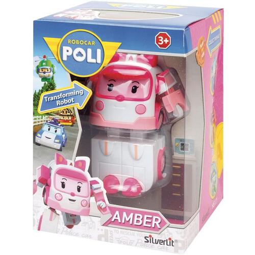 Robocar Poli Transforming Robot Amber