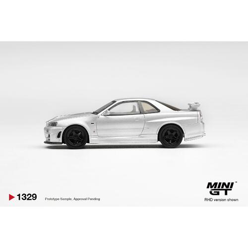 (Pre-order) Mini Gt Nissan Nismo R34gt-R Z-Tune Z-Tune Silver / Blister Packaging (Expected December 2026)