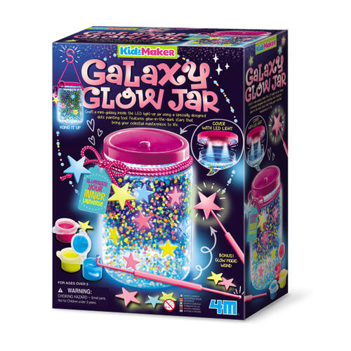 4M KidzMaker Galaxy Glow Jar