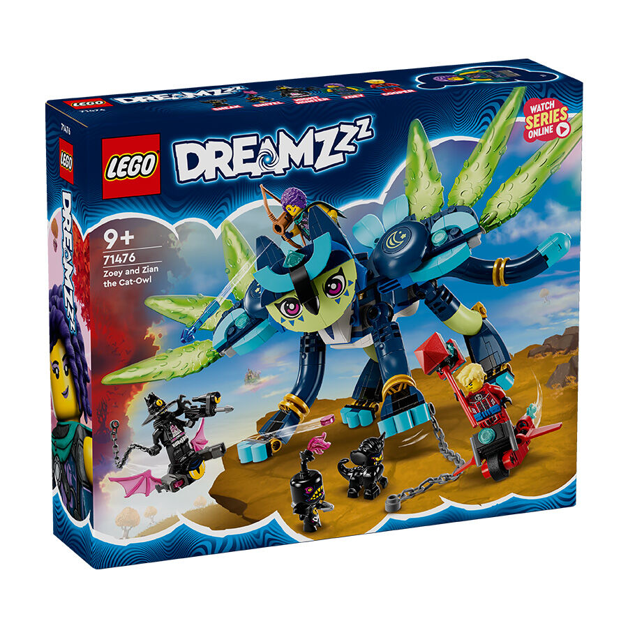 LEGO DreamZzz Zoey and Zian the Cat-Owl 71476 | Toys”R”Us – Singapore