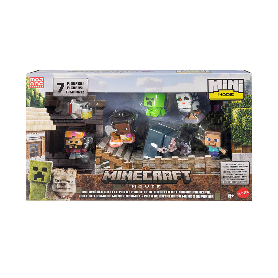 Minecraft A Minecraft Movie Mini Mode Overworld Battle Pack | Toys