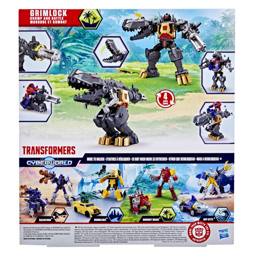 Transformers Cyberworld Grimlock Chomp & Battle